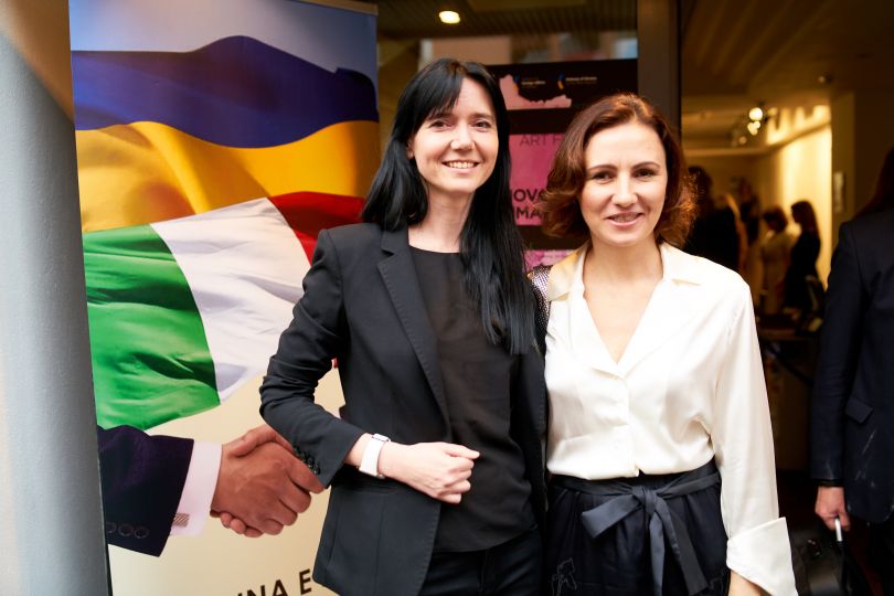 Project curator Marianna Abramova and President of Edipresse Ukraine Inna Katyushchenko